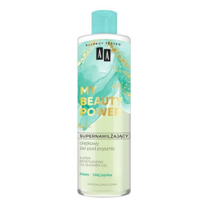 AA Supernawilżający Olejkowy Żel pod prysznic Aloes & Olej Jojoba 400ml