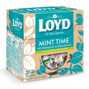 Herbata LOYD mięta pieprzowa piramidki MINT TIME