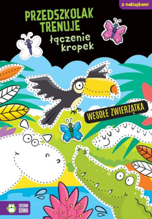 Przedszkolak Trenuje Łączenie Kropek Wesołe