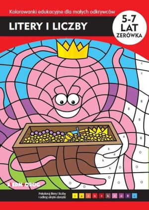 Litery I Liczby Kolorowanki Edukacyjne Dla Małych
