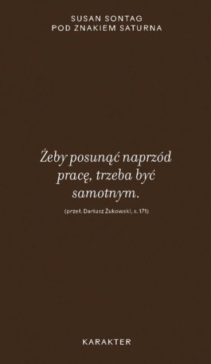 Pod Znakiem Saturna Wyd 3 Sontag Susan Książka