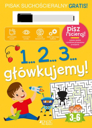 1 2 3 Główkujemy Książka Z Pisakiem Oliwia Dulęba