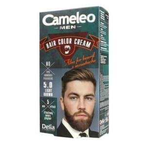 Cameleo Men Hair Color Cream farba do włosów, brody i wąsów 5.0 Light Brown