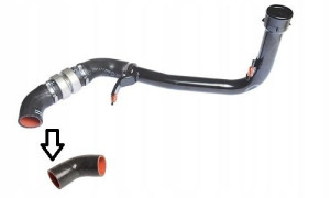 Rura Wąż Turbo Intercoolera Citroen/peugeot 2,2hdi