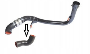 Rura Wąż Turbo Intercoolera Citroen/peugeot 2,2hdi