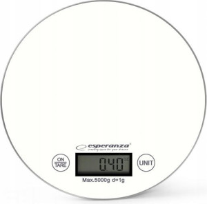 Waga Kuchenna Elektroniczna Szklana Max 5kg Biała