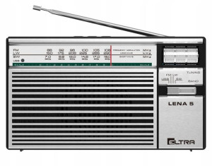 Radio sieciowo-bateryjne FM Eltra Lena 5