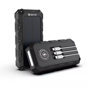 Powerbank Solarny 20000mah Usb-a Usb-c Latarka