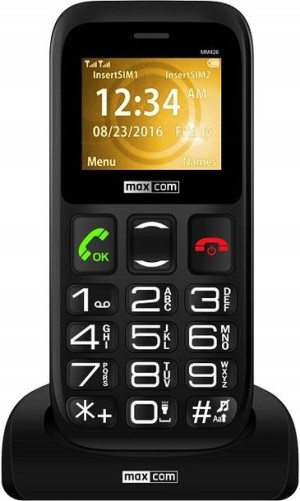 Telefon Dla Seniora Babci Dziadka Maxcom Mm426 Sos