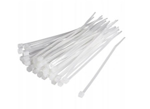 OPASKA ZACISKOWA MIX 20cm 30cm 35cm 60szt BIAŁA