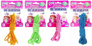 Guma Do Skakania Skakanka Brokatowa Rozciagliwa