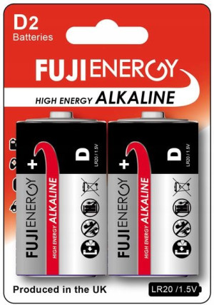 2x Bateria Alkaliczna Lr20 D Fujienergy 18000mah