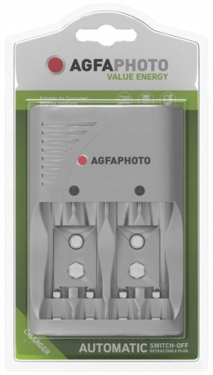 Ładowarka Agfaphoto 9v Aaa Aa R3 R6 R03 R06 1.2v