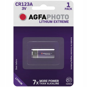 1x Bateria Agfaphoto Cr123 Cr123a Dl123a 3v Litowa