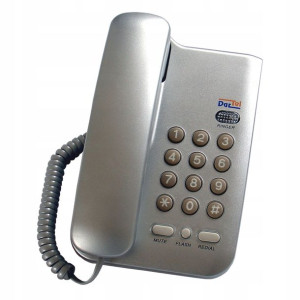 Telefon Stacjonarny Przewodowy Dartel Lj-68 Srebrn