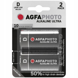 2x Bateria Agfaphoto Ultra D Lr20 R20 Alkaliczna