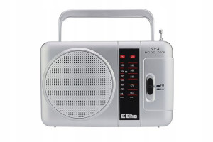 Radio Odbiornik Radiowy Eltra Tola 3 Srebrny Fm Lw