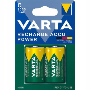 2x Akumulator Bateria Varta R14 C Aa 3000mah 1.2v