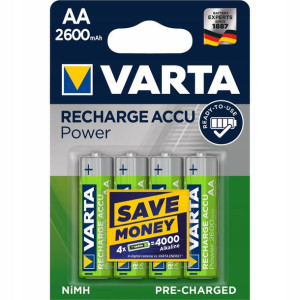 4x Akumulator Bateria Varta R2u R6 Aa 2600mah 1.2v