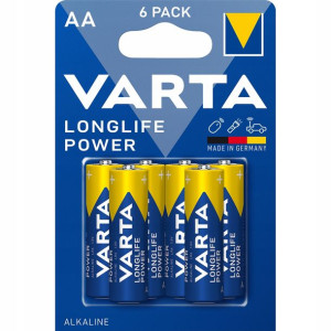 6x Bateria Varta Longlife Power Aa Lr06 Alkaliczna