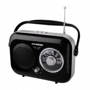 Radio Hyundai Retro Pr100 Czarne 1w