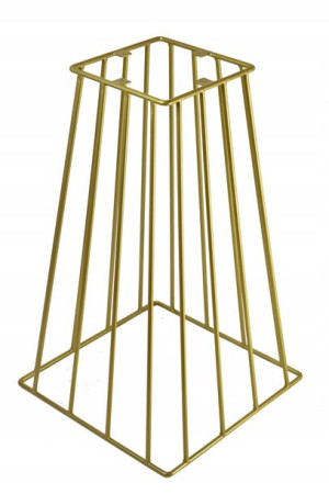 Noga metalowa, złota do stołu 72 cm, pręt 10mm