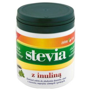 ZIELONY LISTEK Stevia Słodzik Stevia z inuliną 140 g