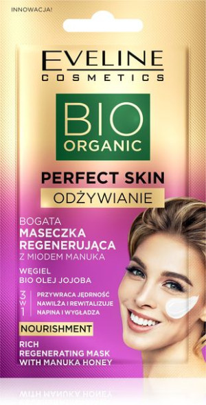 Eveline Perfect Skin Bogata Maseczka regenerująca z miodem manuka 8ml