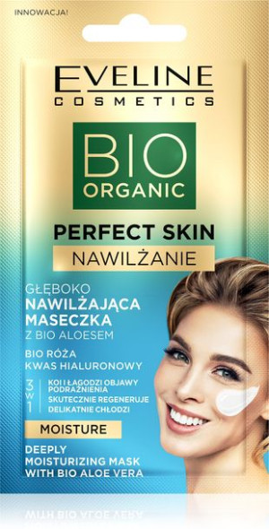 Eveline Perfect Skin Głęboko Nawilżająca Maseczka z bio aloesem 8ml