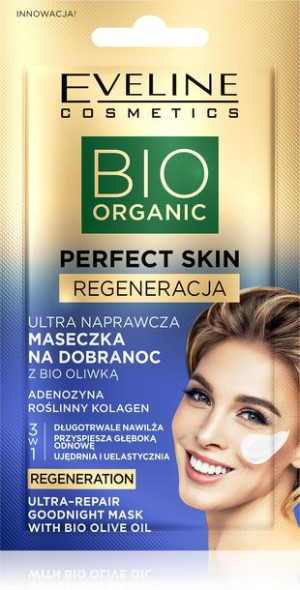 Eveline Perfect Skin Ultra Naprawcza Maseczka na dobranoc z bio oliwką 8ml