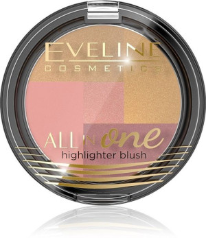 Eveline All-in-One Highlighter Blush Róż-mozaika rozświetlający nr 03 6.5g