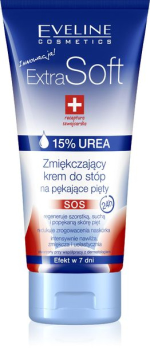 Eveline SOS Krem na pękające pięty 15% Urea 100ml