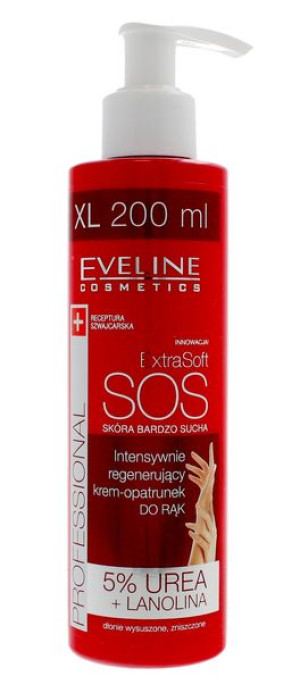 Eveline SOS Intensywnie regenerujący Krem-opatrunek do rąk 200ml