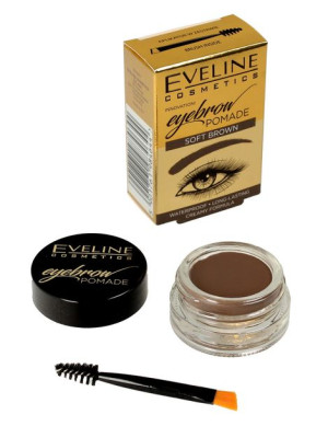 Eveline Eyebrow Pomade Pomada do brwi Soft Brown