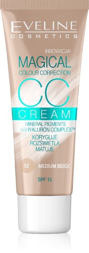 Eveline Fluid Magical CC Cream nr 52 Średni Beż 30ml