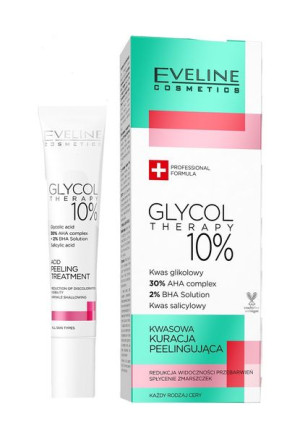 Eveline Glycol Therapy 10% Kwasowa Kuracja peelingująca 20ml