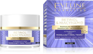 Eveline 60+ Ultra Bogaty Krem modelujący owal twarzy na noc 50ml