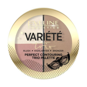 Eveline Variete Paleta do konturowania Trio 02 medium