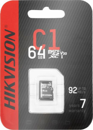 Karta pamięci microSD 64GB Do monitoringu 92MB/s