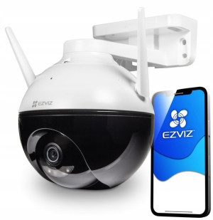 OBROTOWA KAMERA WIFI 360° Zewnętrzna Audio IR30m
