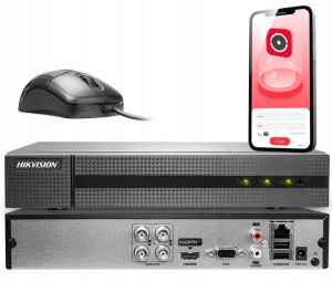HIKVISION Rejestrator 4 kanałowy TVI AHD H.264+