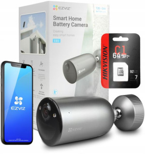 EZVIZ Kamera WIFI z akumulatorem 2K 3MPx + Karta