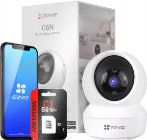 Kamera EZVIZ C6N 4Mpx Audio Niania Tracking + 64Gb