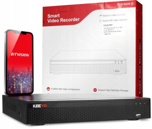 KEEYO 9 kanałowy Rejestrator IP LV-NVR9918S