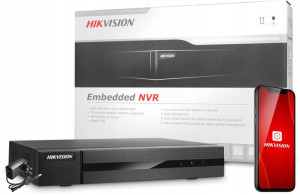 HIKVISION REJESTRATOR IP 8x POE na 8 kamer 8MPx