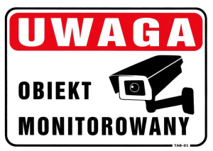 Tabliczka Do Monitroingu ,,obiekt Monitorowany"