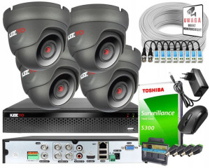 KEEYO Zestaw do monitoringu 5MPx Detekcja ruchu