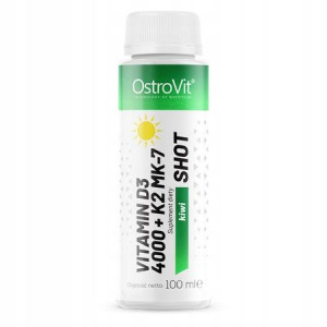 OstroVit Witamina D3 4000 K2 MK-7 Shot 100 ml kiwi