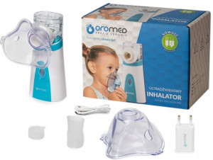 Inhalator Nebulizator Membranowy Mesh Pro+zasilacz