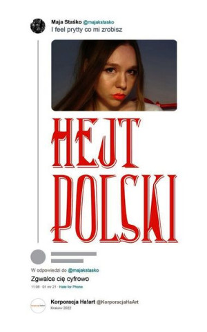 Hejt Polski Staśko Maja Książka Korporacja Ha Art